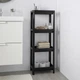 Стеллаж IKEA VESKEN черный 304.508.07 - изображение 2