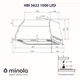 Вытяжка Minola hbi 5622 wh 1000 led - изображение 5
