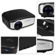 Портативний Проектор CheerLux LED Projector С6 Lid з динаміком Чорний - зображення 3