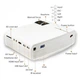 Портативний мультимедійний міні-проектор LED Lid Projector YG-400 Pro з динаміком White - зображення 4