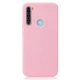 Чехол Fiji Soft для Xiaomi Redmi Note 8 (2021) силикон бампер светло-розовый - изображение 2