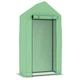 Садова теплиця Shumee 50 см² 100x50x190 см сталева конструкція зелена 48168 - изображение 4