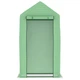 Садова теплиця Shumee 50 см² 100x50x190 см сталева конструкція зелена 48168 - изображение 5