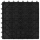 Терасна плитка Shumee 11 шт. 30 x 30 см 1 м² ДПК чорна 45023 - изображение 6