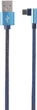 Кабель кутовий Cablexpert USB-A/USB Type-C 1 м Blue (CC-USB2J-AMCML-1M-BL) - зображення 2