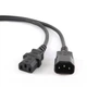 Кабель силовой Cablexpert PC-189-VDE-5M (С13-С14), VDE, черный, 5м - изображение 1