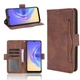 Чехол Deexe Wallet Stand для VIVO V21e - Brown - изображение 1