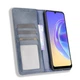 Чехол Deexe Retro Style для VIVO V21e - Blue - изображение 5