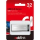USB флеш накопитель AddLink 32GB U25 Silver USB 2.0 (ad32GBU25S2) - изображение 4