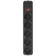 Фильтр питания Maxxter 5 розеток 4.5м (SPM5-G-15B) черный - изображение 1