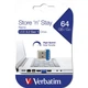 USB флеш накопичувач Verbatim 64GB Store 'n' Stay NANO Blue USB 3.0 (98711) - зображення 5