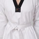 Кимоно для тхэквондо (добок) MATSA MA-0018 180см белый-черный - изображение 6