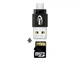 Флеш-накопитель USB 16GB OTG Team M141 Black (TUSDH16GCL1036) - изображение 2