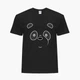 Футболка женская Вся правда о медведях Панда (We Bare Bears Panda) (8976-2661-5) XXL Черная - изображение 2