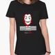 Футболка женская Бумажный дом (La casa de papel Netflix) (8976-1629-1) S Черная - изображение 1