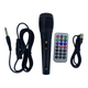 Колонка 2000W з мікрофоном для караоке з Bluetooth і підсвічуванням KIMISO QS-6802 - зображення 15