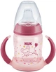 Butelka Nuk First Choice Plus z uchwytami 150 ml Różowa (4008600400417) - obraz 3