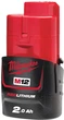 Аккумулятор MILWAUKEE, M12 B2 (2Aч) (4932430064) - изображение 2