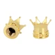 Ковпачки на ніпель для скутера, велосипеда, мотоцикла Alitek Корона Gold, 2 шт (67309-2) - зображення 7