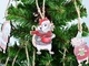 Елочные игрушки из дерева Мышки 7 шт. БРТ Эко-набор на елку Деревянные игрушки - изображение 2