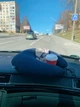Подушка EKKOSEAT під шию. Темно синя з Сердечком. - зображення 5