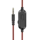 Наушники игровые с микрофоном BOROFONE Gaming Amusement headphones Hi-Res BO102. Black-Red - изображение 4