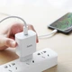 Сетвое зарядное устрйство с разъемом Type-С HOCO C76A Plus Speed source. White (1Type-C, PD/QC, 20W, 3A) - изображение 7