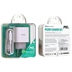 Сетвое зарядное устрйство с разъемом Type-С HOCO C76A Plus Speed source. White (1Type-C, PD/QC, 20W, 3A) - изображение 8