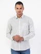 Рубашка хлопковая мужская Colin's CL1048507WHT S White - изображение 1