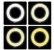 Комплект Кольцевая LED лампа 30 см с держателем для смартфона + Штатив 210 см Черный Набор блогера 2 в 1 - изображение 2