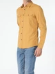 Рубашка хлопковая мужская Colin's CL1054981YLS S Safran Yellow - изображение 3