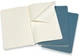 Набор записных книг Moleskine Cahier 13 x 21 см 3 шт по 80 страниц без линовки Голубой (8058647629629) - изображение 2