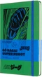 Записная книга Moleskine Go Nagai Super Robot 13 х 21 см 240 страниц без линовки Зеленая (8056420853742) - изображение 1