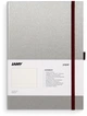 Записная книга Lamy A5 192 страницы в линейку Хром и Пурпур (4014519721055) - изображение 1