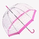 Зонт-трость Fulton FULL042-Pink-Polka-Dot механический Прозрачный (2900000023536) - изображение 1