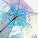 Зонт-трость полуавтомат антиветер Happy Rain U40979 Полупрозрачный хамелеон (2900000072299) - изображение 4