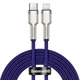 Кабель Baseus Cafule Metal Type-C to Lightning PD 20W 2M Фиолетовый (CATLJK-B05) - изображение 1