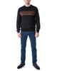 Світшот чоловічий TRUSSARDI JEANS (52M00426-OF000583-K299/20-21) Чорний XL - изображение 2
