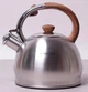 Чайник 2л зі свистком Kamille Ø16,5х20 см Сріблясто-коричневий 000279996 - зображення 1