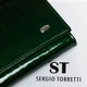Женский кожаный кошелек на магнитах SERGIO TORRETTI W101-V-2 зеленый - изображение 3