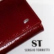 Женский кожаный кошелек на магнитах SERGIO TORRETTI W10501-2 red - изображение 3