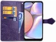 Чехол Vintage для Samsung A10s 2019 / A107F книжка с визитницей кожа PU фиолетовый - изображение 4