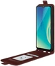 Чехол IETP для ZTE Blade A7S 2020 / A7020 флип вертикальный кожа PU коричневый - изображение 3