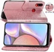Чехол Vintage для Samsung A10s 2019 / A107F книжка с визитницей кожа PU розовое золото - изображение 5