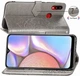 Чехол Vintage для Samsung A10s 2019 / A107F книжка с визитницей кожа PU серый - изображение 5