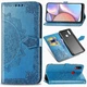 Чехол Vintage для Samsung A10s 2019 / A107F книжка с визитницей кожа PU голубой - изображение 1