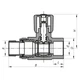 Кран радиаторный 25x3/4 прямой PPR KOER K0160.PRO (KP0205) - изображение 2