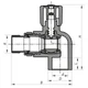 Кран радиаторный 25x3/4 угловой PPR KOER K0158.PRO (KP0202) - изображение 2