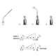 Насадка скалера E14D Woodpecker ендодонтична алмазне покриття різьба EMS - зображення 3