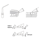 Насадка cкалера P10 Woodpecker для периодонтального скейлинга резьба EMS - изображение 3